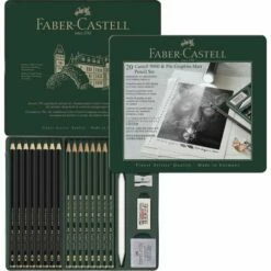 Faber-Castell Castell 9000 & Pitt Graphite Matt Pencil Set