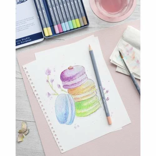 Faber-Castell Goldfaber Aqua Pastel Watercolour Pencil Set 7 Faber-Castell Goldfaber Aqua Pastel Watercolour Pencil Set - Image 5