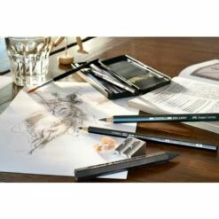 Faber-Castell Large Pitt Graphite Set 7 Faber-Castell Large Pitt Graphite Set -GREATART Sales Faber CastellLargePittGraphiteSet 2