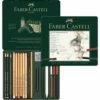 Faber-Castell Pitt 21 Piece Monochrome Set -GREATART Sales Faber CastellPitt21PieceMonochromeSet