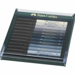 Faber-Castell Pitt Artist 12 Coloured Brush Pen Sets 11 Faber-Castell Pitt Artist 12 Coloured Brush Pen Sets -GREATART Sales Faber CastellPittArtist12ColouredBrushPenSets 3
