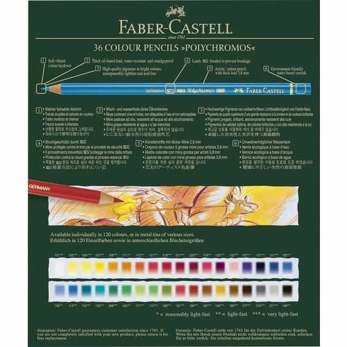 Faber-Castell Polychromos Artists Colour Pencils Studio Set 8 Faber-Castell Polychromos Artists Colour Pencils Studio Set - Image 6