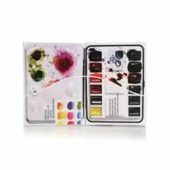 GOLDEN® | QoR® Mini Watercolour Box — 12 Half Pans -GREATART Sales GOLDENC2AE7CQoRC2AEMiniWatercolourBoxE2809412halfpans 5