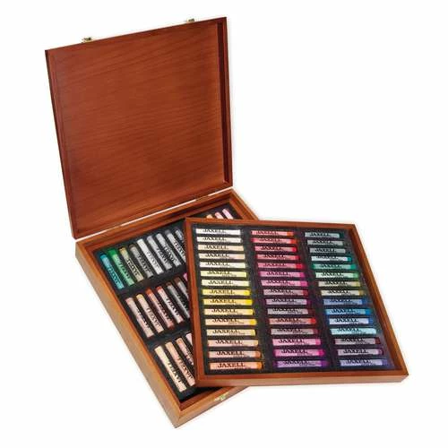 Jaxell Extra Fine Artists' Pastel Wooden Box Set 3 Jaxell Extra Fine Artists' Pastel Wooden Box Set