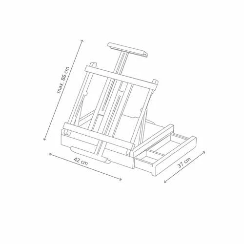 Jullian Deluxe Travel Easel 4 Jullian Deluxe Travel Easel - Image 2
