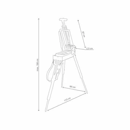 Jullian JB40 Travel Easel 4 Jullian JB40 Travel Easel - Image 2