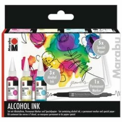 Marabu Alcohol Ink Set - Flowers