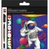 Marabu Graphix Permanent Marker Set - Hero Of Galaxy -GREATART Sales MarabuGraphixPermanentMarkerSet HeroofGalaxy