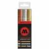 Molotow Metallic Set Permanent Paint Markers 1 Molotow Metallic Set Permanent Paint Markers -GREATART Sales MolotowMetallicSetPermanentPaintMarkers