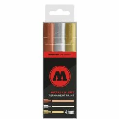 Molotow Metallic Set Permanent Paint Markers