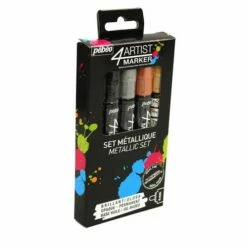 Pebeo Pébéo 4Artist Marker Set Metallic -GREATART Sales PC3A9bC3A9o4ArtistMarkerSetMetallic 1