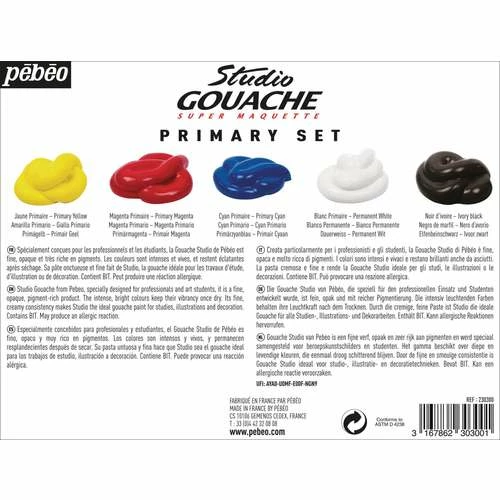 Pebeo Pébéo Studio Gouache Starter Sets 4 Pebeo Pébéo Studio Gouache Starter Sets - Image 2