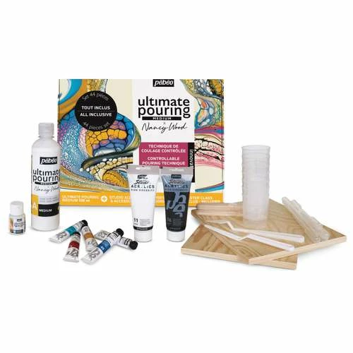 Pebeo Pébéo Ultimate Pouring Medium 'Nancy Wood' Set 4 Pebeo Pébéo Ultimate Pouring Medium 'Nancy Wood' Set - Image 2