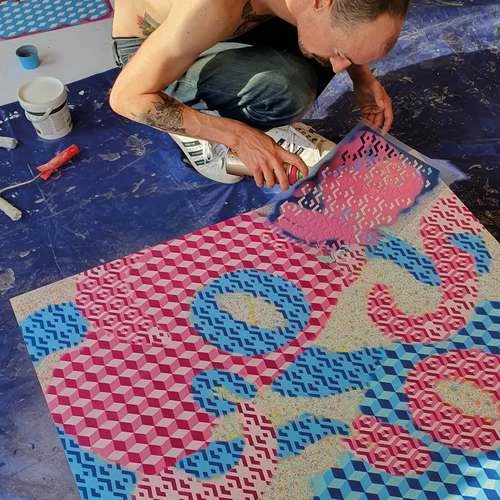 Qbix 3D Pattern Stencils 3 Qbix 3D Pattern Stencils