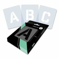 Qbix Alphabet Uppercase Stencils -GREATART Sales QbixAlphabetUppercaseStencils 1