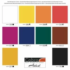 Royal Talens Cobra 10-Tube Water Mixable Oil Colour Set -GREATART Sales RoyalTalensCobra10 TubeWaterMixableOilColourSet 3