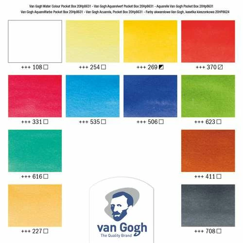 Royal Talens Van Gogh Pocket Watercolour Set 8 Royal Talens Van Gogh Pocket Watercolour Set - Image 6