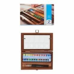 Royal Talens Van Gogh Watercolour Wooden Box Set -GREATART Sales RoyalTalensVanGoghWatercolourWoodenBoxSet 1