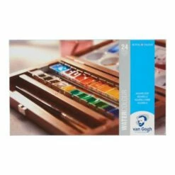 Royal Talens Van Gogh Watercolour Wooden Box Set -GREATART Sales RoyalTalensVanGoghWatercolourWoodenBoxSet 3