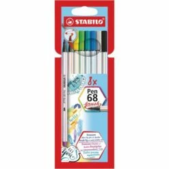 STABILO® | Pen 68 Brush Pens — Cardboard Box Sets -GREATART Sales STABILOC2AE7CPen68brushpensE28094cardboardboxsets 2