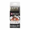 Sakura Pigma Manga 6 Piece Set -GREATART Sales SakuraPigmaManga6PieceSet