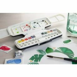 Schmincke | Akademie® Watercolour Set — 10 Half Pans -GREATART Sales Schmincke7CAkademieC2AEWatercolourSetE2809410halfpans 4