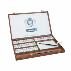 Schmincke Horadam Watercolour Wooden Box Set -GREATART Sales SchminckeHoradamWatercolourWoodenBoxSet 1