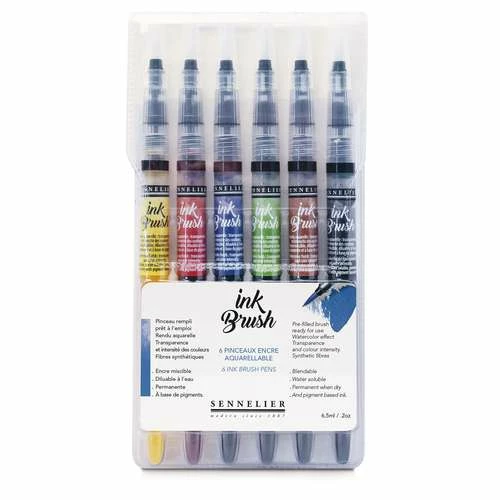 Sennelier Ink Brush Pen Sets 4 Sennelier Ink Brush Pen Sets - Image 2