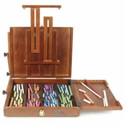 Sienna Pochade Wooden Special Pastel Box -GREATART Sales SiennaPochadeWoodenSpecialPastelBox 2