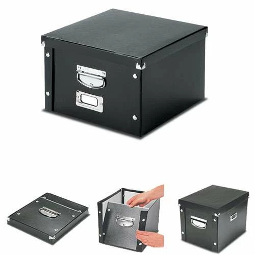 Snap'n'Store Black Storage Boxes 3 Snap'n'Store Black Storage Boxes
