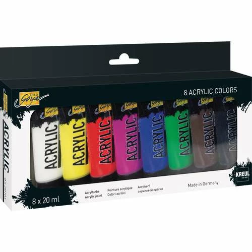 Solo Goya Acrylic Colour Sets 3 Solo Goya Acrylic Colour Sets