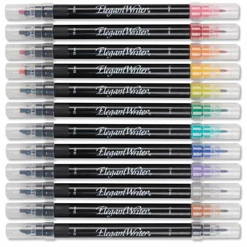 Speedball Elegant Writer Calligraphy Double-Tipped Marker Set 3 Speedball Elegant Writer Calligraphy Double-Tipped Marker Set