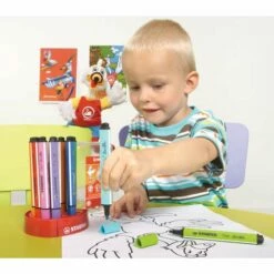 Stabilo Trio Scribbi 12 Marker Pen Set -GREATART Sales StabiloTrioScribbi12MarkerPenSet 2