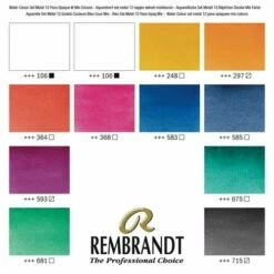 TALENS | REMBRANDT Themed Set — Opaque White & Mixing Colours -GREATART Sales TALENS7CREMBRANDTThemedSetE28094OpaqueWhite26amp3BMixingColours 3