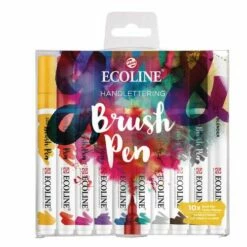 Talens | ECOLINE Brush Pen Sets — 10 Markers -GREATART Sales Talens7CECOLINEBrushPenSetsE2809410markers 1