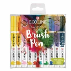 Talens | ECOLINE Brush Pen Sets — 10 Markers -GREATART Sales Talens7CECOLINEBrushPenSetsE2809410markers 5