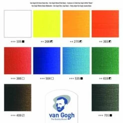 Talens | Van Gogh Oil Colour — Basic 10-case -GREATART Sales Talens7CvanGoghoilcolourE28094Basic10 case 3