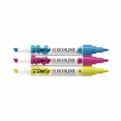 Talens Ecoline Duotip Marker Primary Colour Set -GREATART Sales TalensEcolineDuotipMarkerPrimaryColourSet 1