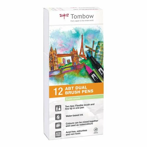 Tombow® Tombow ABT Dual 12 Brush Pen Sets 4 Tombow® Tombow ABT Dual 12 Brush Pen Sets - Image 2
