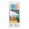 Tombow® Tombow ABT Dual 6 Brush Pen Sets -GREATART Sales TombowABTDual6BrushPenSets
