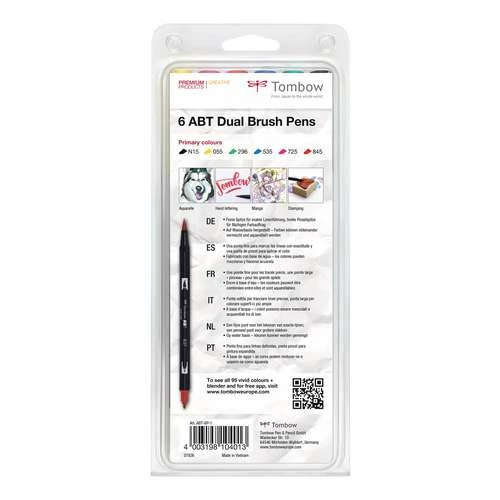 Tombow® Tombow ABT Dual 6 Brush Pen Sets 6 Tombow® Tombow ABT Dual 6 Brush Pen Sets - Image 4