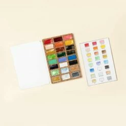 VIVIVA COLORS | Watercolor Pans Set - Deluxe 24 Pan Set -GREATART Sales VIVIVACOLORS7CWatercolorPansSet Deluxe24panset 4