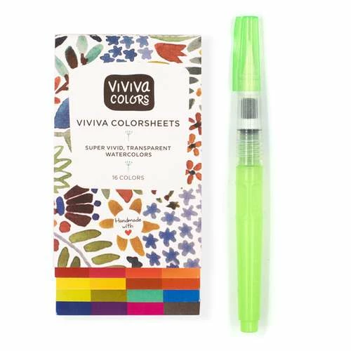 Viviva Colorsheets Watercolour Original Sketcher Set 3 Viviva Colorsheets Watercolour Original Sketcher Set