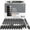 Winsor & Newton 12 BrushMarker Sets