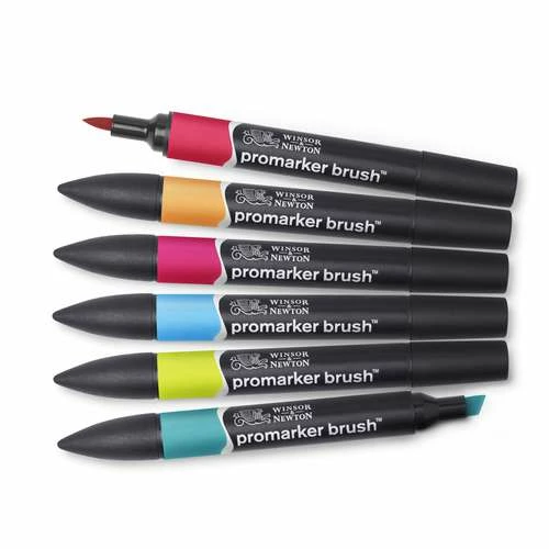 Winsor & Newton 6 BrushMarker Sets 6 Winsor & Newton 6 BrushMarker Sets - Image 4