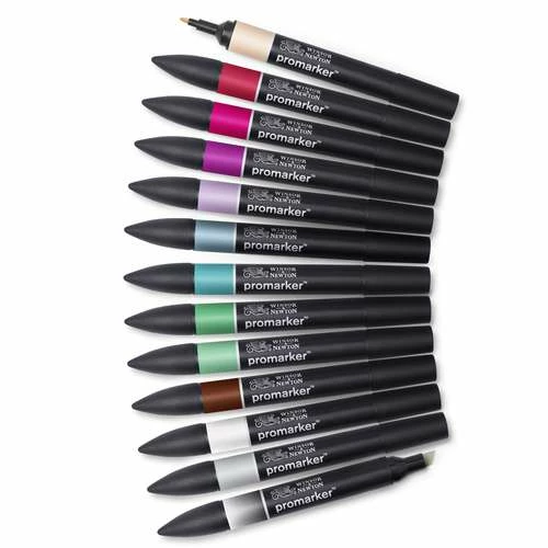 Winsor & Newton | Promarker™ Special Manga Pens — 12 Pen Sets 4 Winsor & Newton | Promarker™ Special Manga Pens — 12 Pen Sets - Image 2