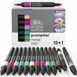 Winsor & Newton | Promarker™ Special Manga Pens — 12 Pen Sets