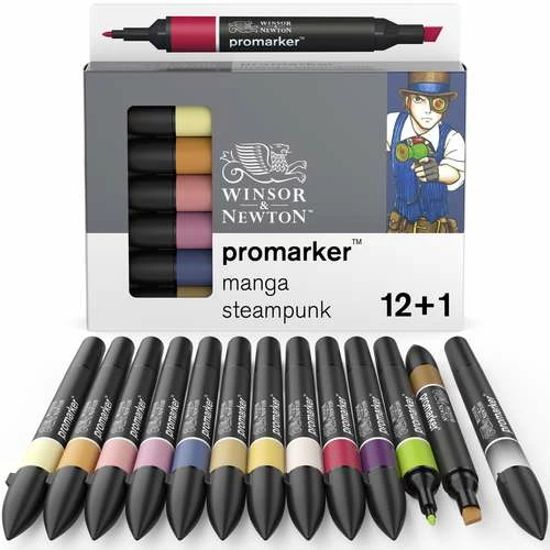 Winsor & Newton | Promarker™ Special Manga Pens — 12 Pen Sets 7 Winsor & Newton | Promarker™ Special Manga Pens — 12 Pen Sets - Image 5