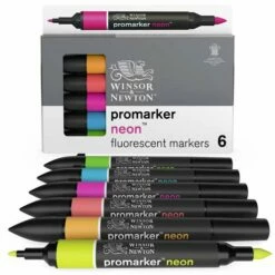 Winsor & Newton BrushMarker Fluorescent Set