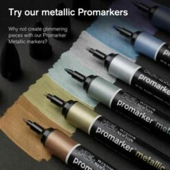 Winsor & Newton BrushMarker Metallic Set -GREATART Sales Winsor26amp3BNewtonBrushMarkerMetallicSet 4